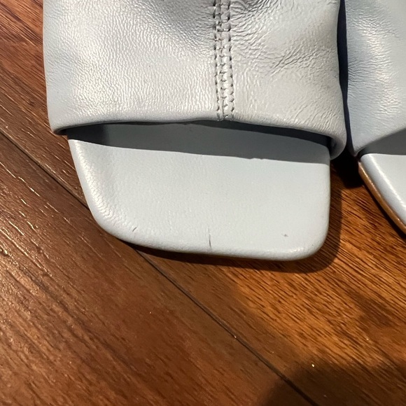 Steve Madden Tule Block Heel Sandal in Lt Blue Lexia SZ 5.5 - Picture 2 of 13